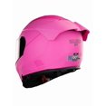 thumbnail image 4 of Casco Abatible De Moto Kov Litio Zurf Rosa Mate Dot, 4 of 5