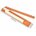 thumbnail image 3 of Lttoisl Orange Wooden Mahjong Game Racks with Pushers - 17-Inch Solid Wood Mahjong Tile Holder Stand - Set of 4 for American Mahjong, 3 of 8