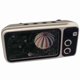 thumbnail image 1 of Altavoz Bluetooth estilo TV retro de 3 W, 10 m, gris, 1200 mAh, 1 of 5
