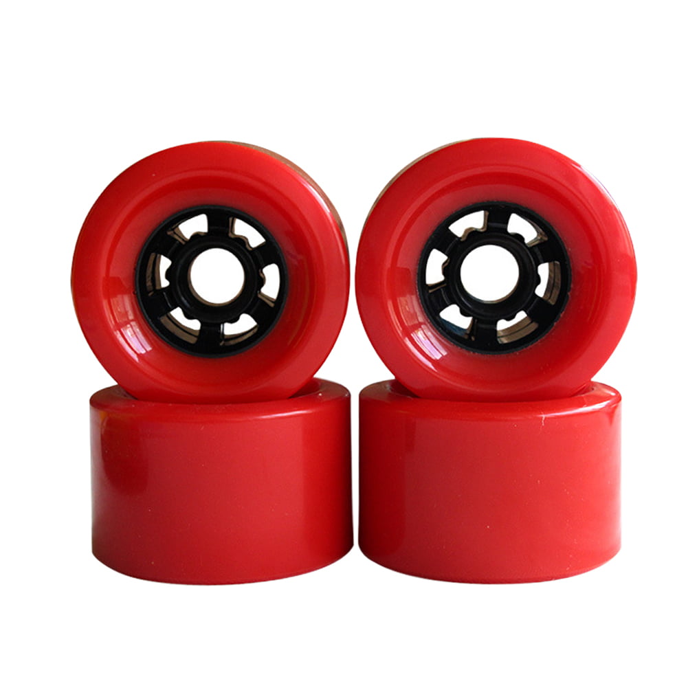 Pack of 4 Z-FIRST 62mm Roller Skates Wheels Aluminum Alloy Speed Skate Wheels Replacement Wheels with ABEC-9 Bearing