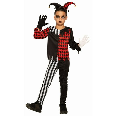 Halloween Dark Jester Child Costume