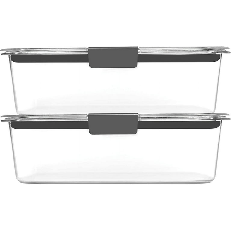 Rubbermaid Brilliance 9.6-cup Large Container Set, Food Storage Container  Sets