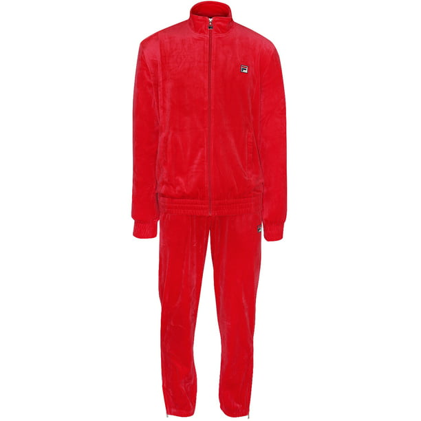 Specialist mm kalk Fila Mens Velour Tracksuit Kooper Track Jacket Whyte Jogger Pants Chinese  Red - Walmart.com
