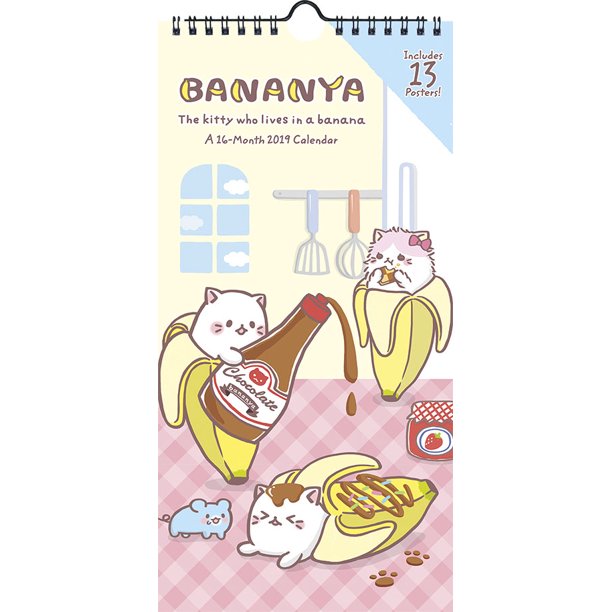 2019 Bananya Mini Poster Calendar