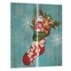 thumbnail image 2 of Cortinas de ventana Christma 3D Navidad Sala de estar Dormitorio Cortinas de ventana Juego de 2 paneles Calcetín de 104x84 pulgadas Fanmusic Cortinas de ventana Christma 3D, 2 of 7