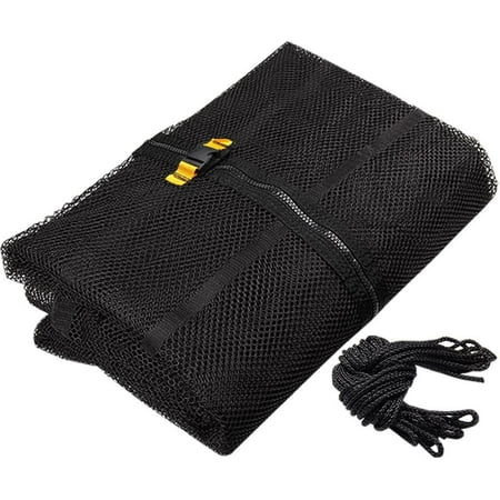 GHP Soft Mesh Terylene Dual Closure Entry 14-Feet 4-Arch 8-Pole Trampoline Netting