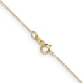thumbnail image 4 of 14k Yellow Gold 14 Inch .6mm Round Link Cable Chain Necklace Pendant Charm, 4 of 9