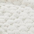 thumbnail image 6 of Home Soft Things Cloud Carved Faux Fur Embossed Throw Blanket with Micromink Back, Luxury Soft Cozy Plush Fluffy Fuzzy Reversible Thick Warm Throw Blanket, 60x70 inches, White, 6 of 9