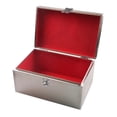 thumbnail image 2 of Caja fuerte grande de acero inoxidable con cierre de 18 x 11 x 12 cm, 2 of 2