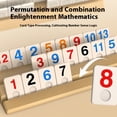 thumbnail image 4 of Baohd 104 Piece Wooden Game Versatile Israeli Digital Cards Interactive Fun For Families 104 Digital Cards yellow, 4 of 6