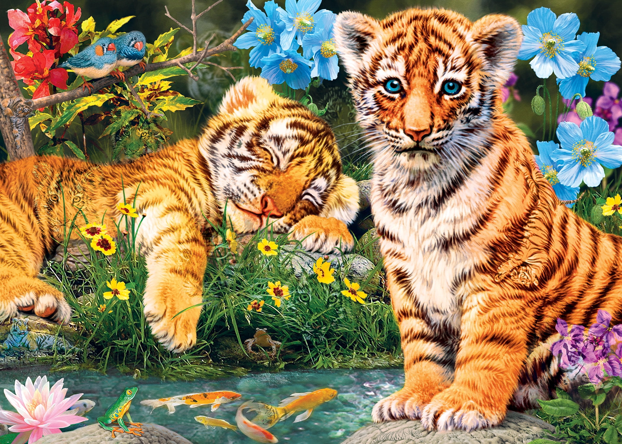Hidden Images Glow In The Dark - A Watchful Eye 500 Piece Puzzle