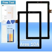 Touch Screen Replacement for Nextbook Ares 10A NX16A10132S 10.1" Front Glass Touch Panel Digitizer with Tools(Not Include LCD)