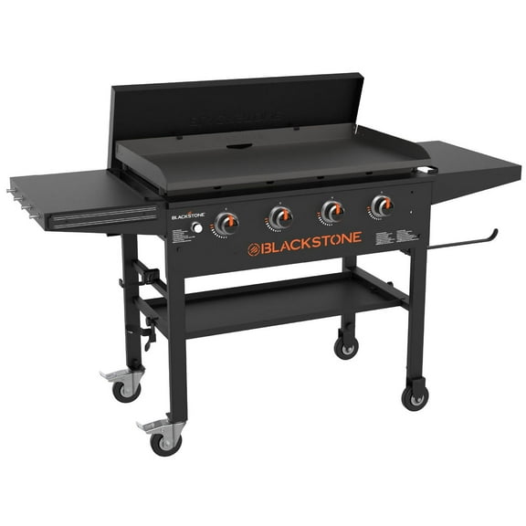 Blackstone Plaque Chauffante Originale de 36 po avec Plaque Omnivore Griddle et Couvercle Plat