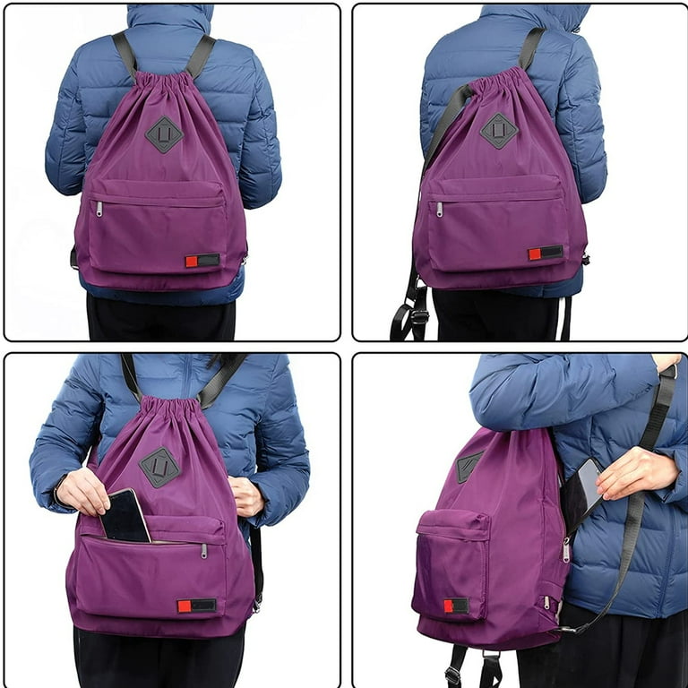 Walmart top string backpack