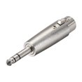 thumbnail image 3 of Unique Bargains XLR Female to 1/4' Male TRS Adapter,Stereo Plug In Balanced Audio Connector,Mic Female Plug 6pcs, 3 of 4