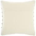thumbnail image 2 of Nourison Life Styles Woven Lines And Dots Lt Grey Decorative Throw Pillow , 18"X18", 2 of 5