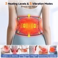 thumbnail image 5 of ALLJOY Cordless Heating Pad for Back, 60" Lower Back Massager, Heated Back Support Brace with 3 Heating Levels and 5 Vibration Modes, 5 of 10