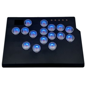 lanema Fight Stick with Light Function for Arcade Stick for PC Leverless Game Controller Arcade Stick