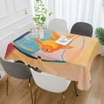 thumbnail image 2 of Yayeee Tablecloths 60" x 90" Rectangle Wrinkle Resistant Party Table Cover, Goldfish, 2 of 8