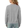 thumbnail image 3 of StSilkitty Button down Cardigan for Boys Girls Solid Color Long Sleeve School Uniform Sweater Lightweight Soft Comfy Sweaters Tops, 3 of 9