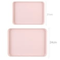 thumbnail image 6 of Travelwant Plastic Dinner Plate, Dinner Plate, Rectangular Party Plate, Picnic Plate, Microwave Dishwasher Safe Plates, Suitable For Daily Use At Home, Unbreakable, Dishwasher-Cleanable, 6 of 6