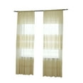 thumbnail image 1 of Fiudx Panel de Cortina Transparente, Elegante Tela de Voile, Filtro Suave de Luz Natural, Decoración Moderna para El Hogar, Acogedora Sala de Estar, Tratamiento Versátil para Ventanas, Tamaño 270 X 1, 1 of 5