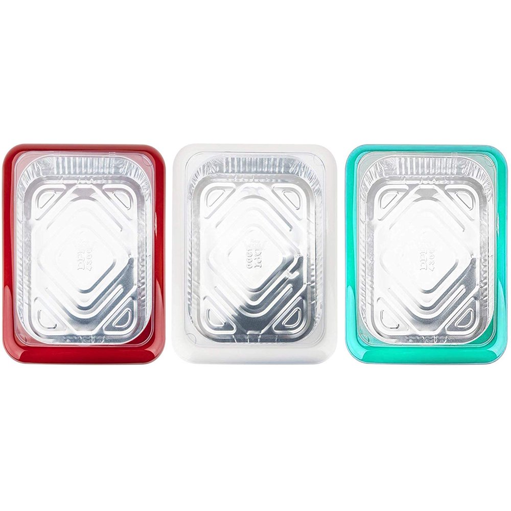 Fancy Panz, Portable Casserole Serveware 3Piece Set, Dish Pan with Cover for Indoor and Outdoor