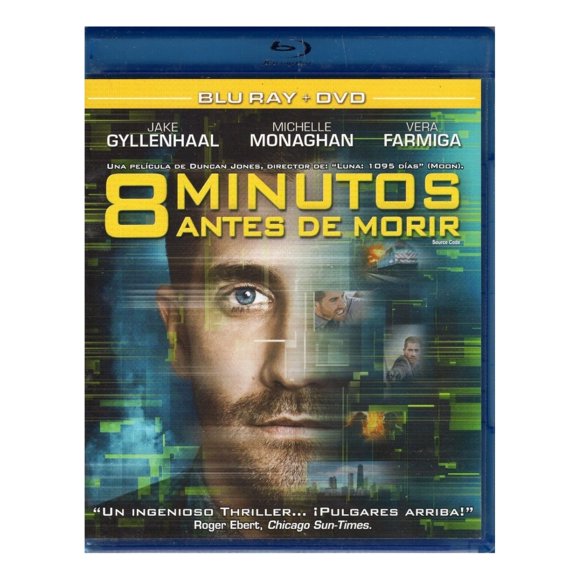 Pelicula BLU-RAY + DVD Zima 8 minutos ANTES de MORIR Gyllenhaal