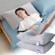 thumbnail image 1 of Almohada de Esponja de Gran Tamaño con Soporte de Ángulo Ajustable, Almohada Suave para Dormir de 17 X 26 Pulgadas para Dormir de Lado, Boca arriba o Boca Abajo., 1 of 7