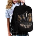 thumbnail image 3 of KUIFORTI Kids Girls Boys Schoolbag Ergonomic Backpack 17 Inch Students School Stationery Bag for Teens Children Toddlers,Horse Print, 3 of 6