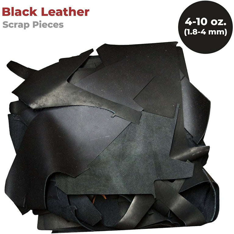 1 lb large genuine leather scraps pieces, jewelry supplies material, mix  remnants for crafts