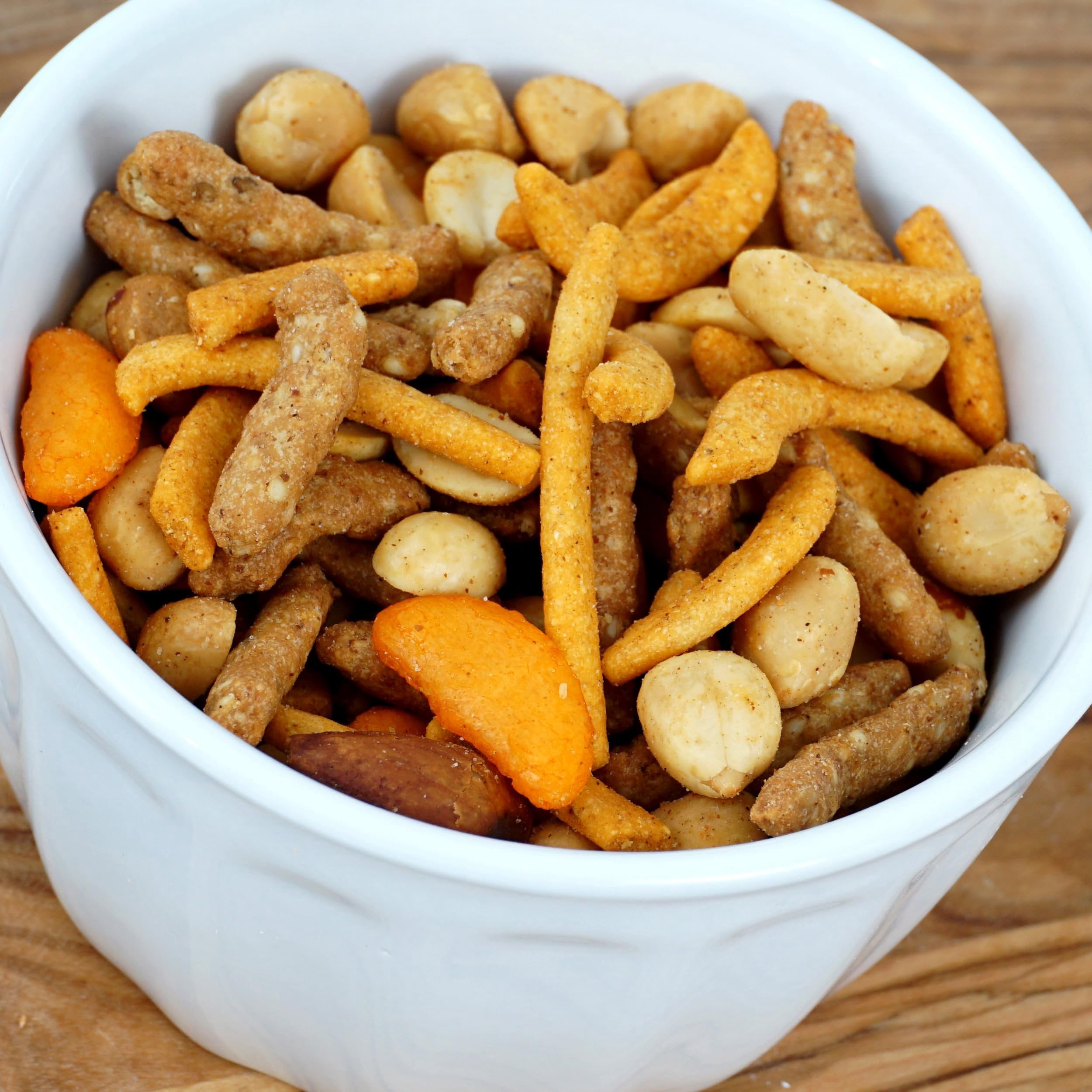 Wasabi Nut Mix, 2 Pound Bag, Wasabi Snacks, The Hampton Popcorn & Candy Company