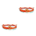 thumbnail image 3 of yingyy 1 Set Bracelet Bohème Réglable INS Style Cordon Bracelet Perlé Accessoire de Mode Valentines Jour pour les Femmes un Style 2Set, 3 of 6