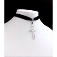thumbnail image 2 of Collar Ankh Yashi Gargantilla negra estilo gótico egipcio grunge 13 pulgadas, 2 of 4