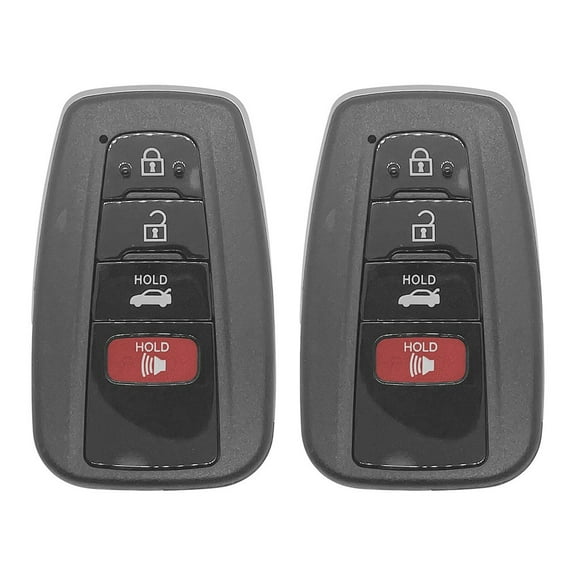 2 Fits For 2018 2019 2020 2021 Toyota Camry Remote Key Fob HYQ14FBC 4 Button