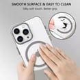 thumbnail image 4 of ELEHOLD for iPhone 16 Plus Magnetic Case,Compatible with Mag Safe Accessories, Not-Yellowing Hard Transparent Back Slim Shockproof Protective Case for iPhone 16 Plus,Gray, 4 of 8