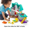 thumbnail image 3 of Fisher-Price Little People Toddler Playhouse, Big Helpers Home Electronic Playset, 7 Play Pieces, 3 of 6