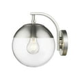 thumbnail image 4 of Golden Lighting 3219-1W PW-PW 1 Light Wall Sconce, Pewter, 4 of 4