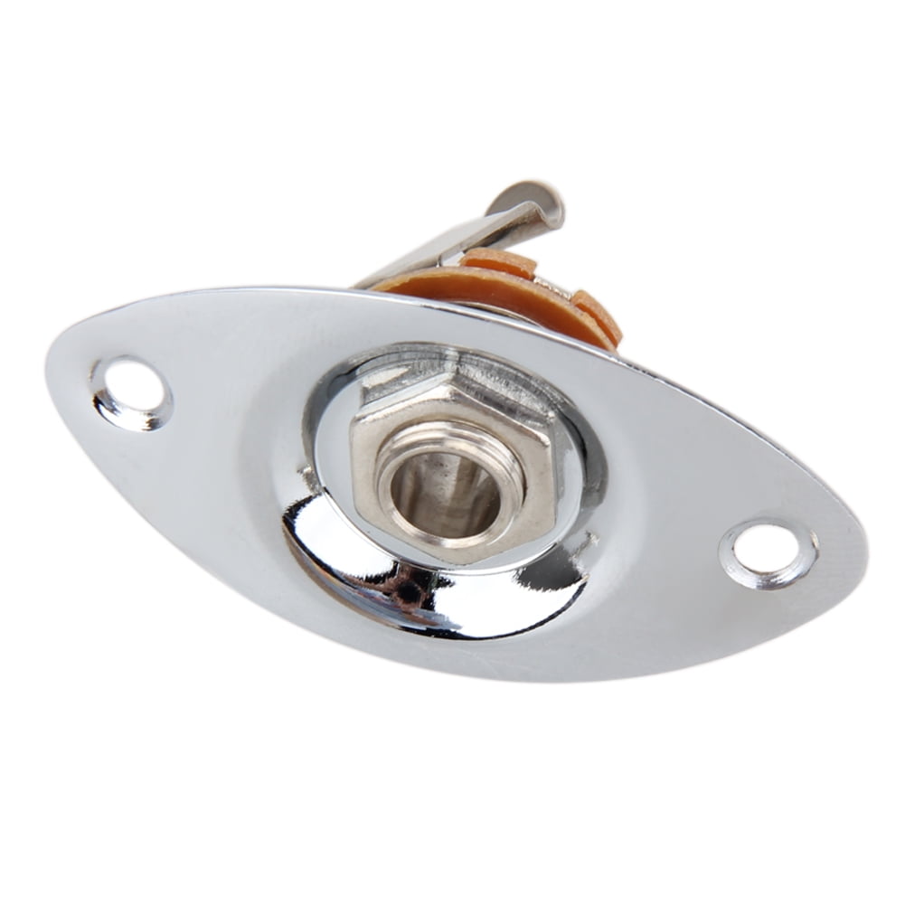 OKESYO Electric Bass Guitar Jack 1/4 Output Input Socket with Oval