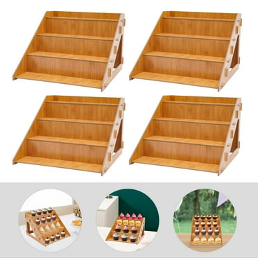 TFCFL 4pcs Bakery Pastry Retail Display Stands Countertop Desserts Small Cakes Display Rack 4 Tier Stepped Shelf