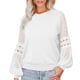 thumbnail image 2 of Jersey de manga larga para mujer, Camiseta de manga larga para mujer, Jersey de manga larga para mujer, Top con manga farol, el mejor de su clase, 2 of 5