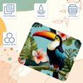 thumbnail image 3 of Toucan Gaming Mouse Pad Desk Mat Desk Pad, Non-Slip Rubber Bottom, Printed, Square 8.3x9.8 Inch - Suitable for Office and Gaming, 3 of 6