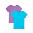 thumbnail image 2 of Jojo Siwa Girls Graphic T-Shirts, 2-Pack, Sizes 4-18 & Plus, 2 of 4