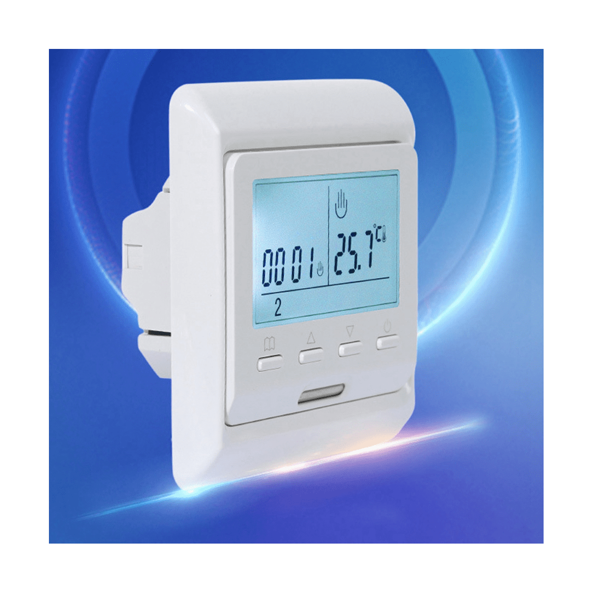 10X 16A 230V LCD Programmable Warm Floor Heating Thermostat Thermoregulator Temperature Controller Manual Mechanical