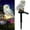 White, variant on KOMI Garden Solar Lights Outdoor, Owl Shape Waterproof LED Decorations Landscape Lighting for Pathway Walkway Yard Patio Lawn Wedding Party (Brown)