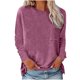 thumbnail image 2 of ICHUANYI Liquidación Blusa casual de verano de manga larga con cuello redondo para mujer ICHUANYI WER2023082201175, 2 of 6