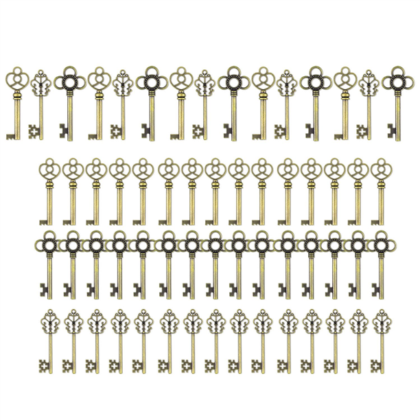 Vintage Master Key Set Charm Complete Master Key Antique Master Castle