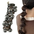 thumbnail image 1 of Fil de Mode pour Femmes Fil de Cheveux Perle Fil de Téléphone Élastique Cheveux B et S Sans Dommage Chouchous pour Queue de Cheval pour Femmes Filles et Tous Types de Cheveux, 1 of 5