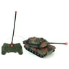 Green Camo Battle RC Toy Tank w/ Realistic Sounds, Infrared Light, Remote Control, Rotating Cannon, Realistic Firing Action, & VS Interaction