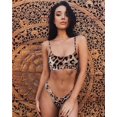 thumbnail image 1 of Bikini brasileño con estampado de leopardo para mujer, traje de baño con Push-Up, ropa de playa 2022, 1 of 5